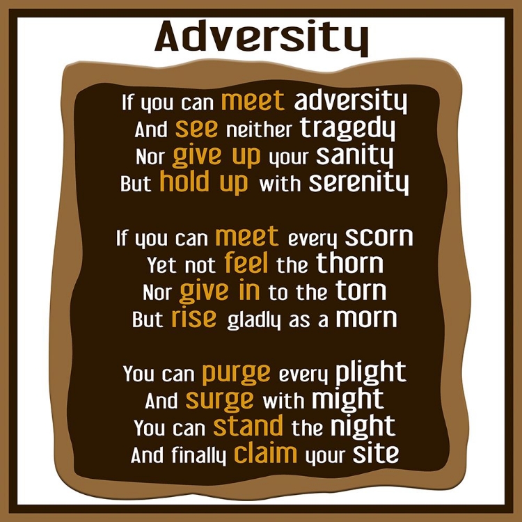 Picture of ADVERSITY WORD ART