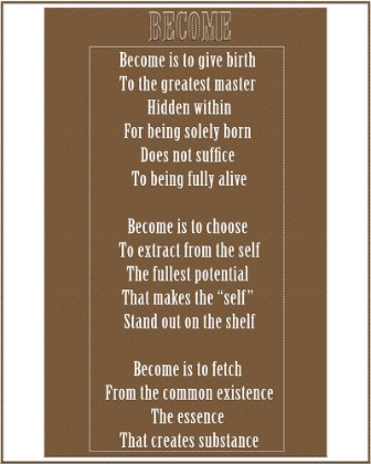 Picture of BECOME WORD ART