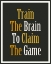 Picture of CLAIM THE GAME WORD ART