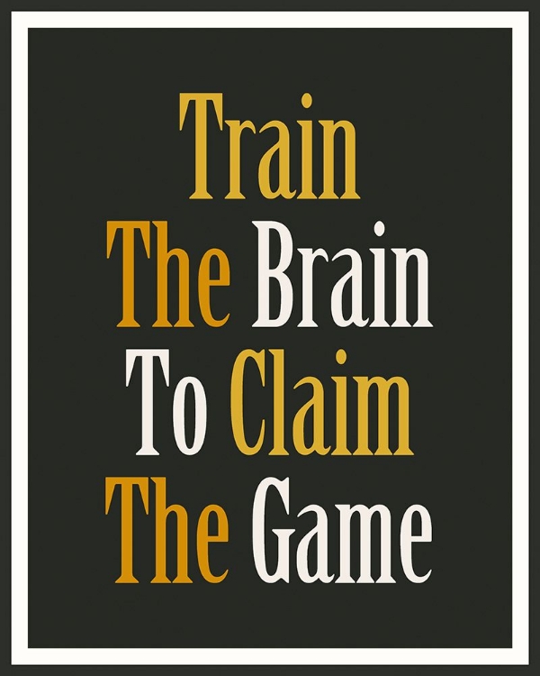 Picture of CLAIM THE GAME WORD ART