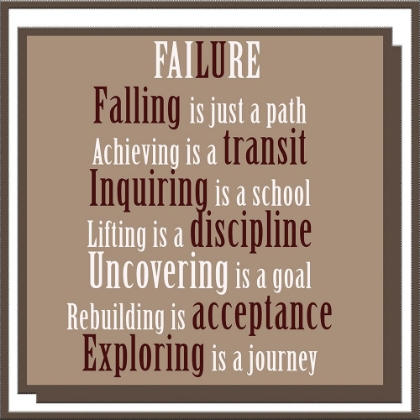 Picture of FAILURE WORD ART-1