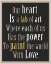 Picture of HEART WORD ART