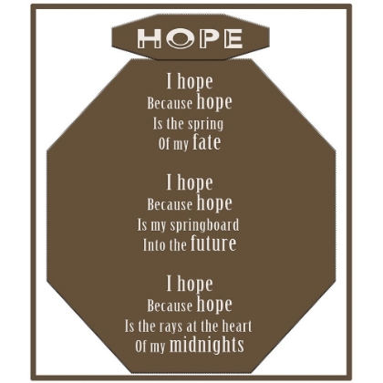 Picture of HOPE WORD ART-1