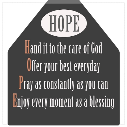 Picture of HOPE WORD ART-2