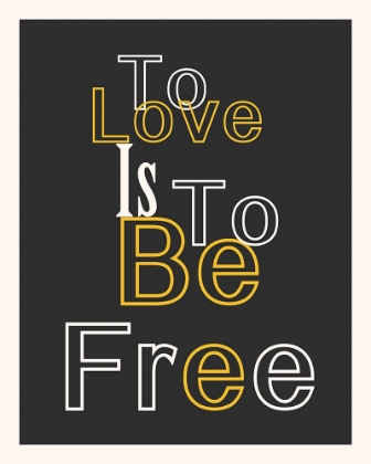 Picture of LOVE AND FREEDOM WORD ART