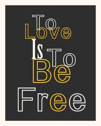 Picture of LOVE AND FREEDOM WORD ART