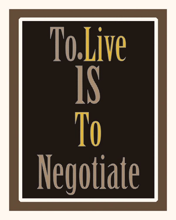 Picture of NEGOTIATION WORD ART-1