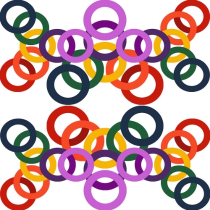 Picture of RAINBOW CIRCLES-12