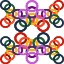 Picture of RAINBOW CIRCLES-12