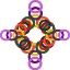 Picture of RAINBOW CIRCLES-13