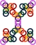 Picture of RAINBOW CIRCLES-17