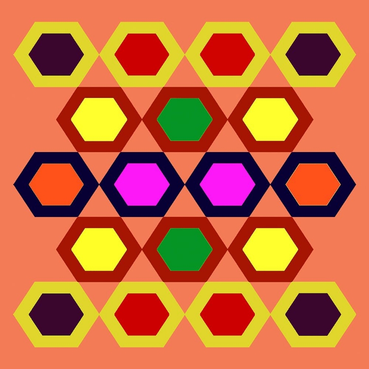 Picture of RAINBOW HEXAGON-1