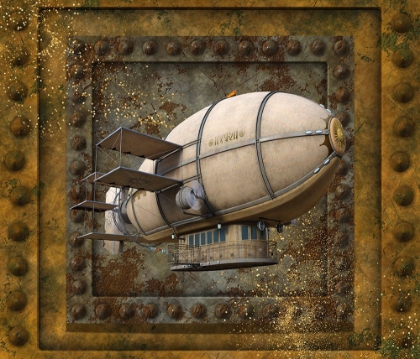 Picture of STEAMPUNK ZEPPELIN BLIMP