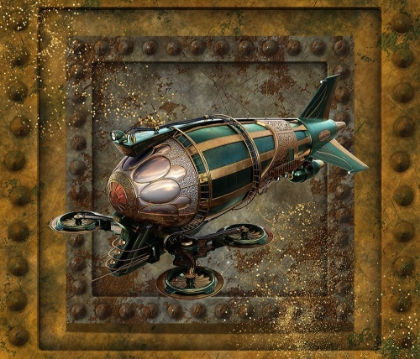 Picture of STEAMPUNK ZEPPELIN DRONE