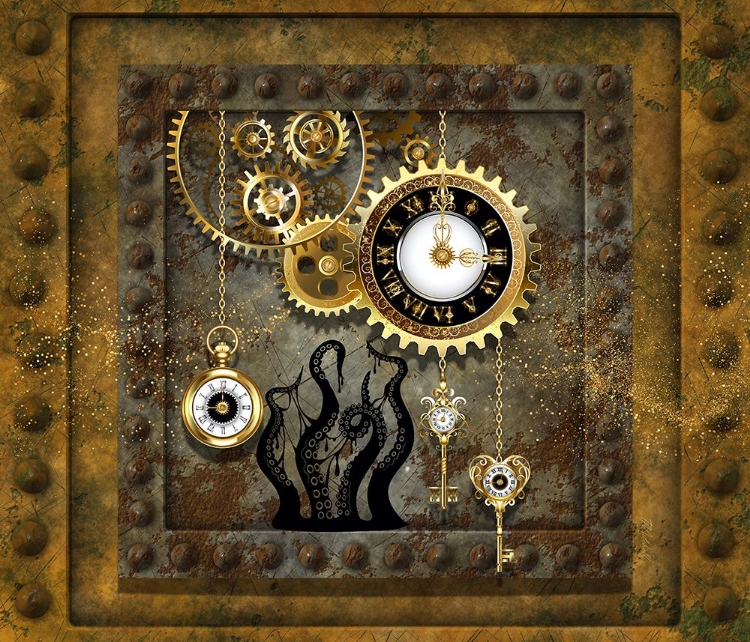 Picture of STEAMPUNK OCTOPUS CLOCKWORKS