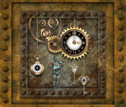 Picture of STEAMPUNK ROBOT CLOCKWORKS