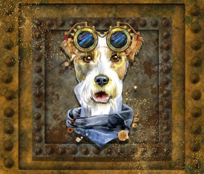 Picture of STEAMPUNK AIREDALE TERRIER
