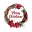 Picture of MERRY CHRISTMAS VINE WREATH