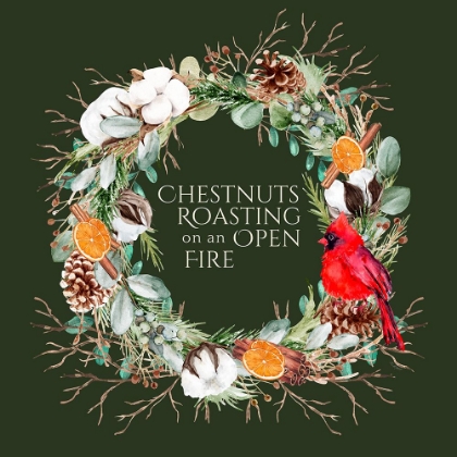 Picture of CHRISTMAS CHESTNUTS ROASTING WREATH