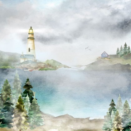 Picture of LIGHTHOUSE IN THE PINES