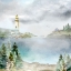 Picture of LIGHTHOUSE IN THE PINES