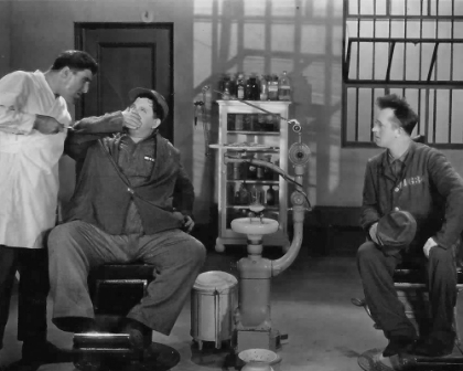 Picture of STAN LAUREL, OLIVER HARDY, RAOUL PAOLI CINEMA