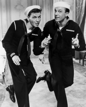 Picture of FRANK SINATRA AND GENE KELLY DANCING, ANCHORS AWEIGH