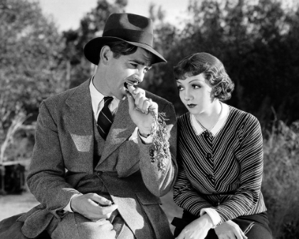 Picture of CLARK GABLE, CLAUDETTE COLBERT, IT HAPPENED ONE NIGHT, 1934