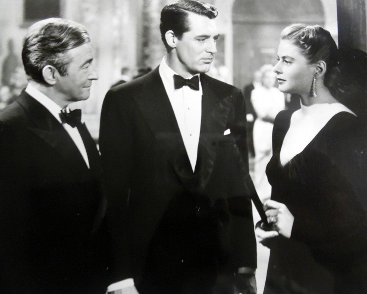 Picture of CLAUDE RAINS, CARY GRANT, INGRID BERGMAN, NOTORIOUS, 1946