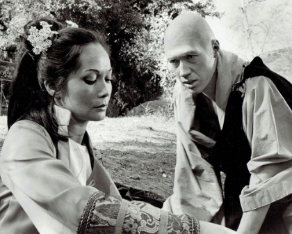 Picture of DAVID CARRADINE AS CAINE AND NANCY KWAN MAYLI HO, KUNG FU, 1972