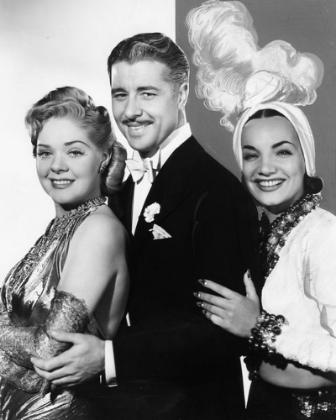 Picture of DON AMECHE, ALICE FAYE, CARMEN MIRANDA, THAT NIGHT IN RIO, 1941