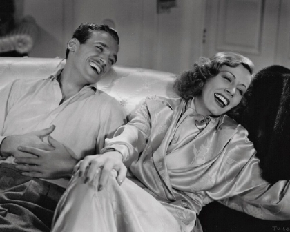 Picture of DOUG FAIRBANKS JR AND IRENE DUNNE