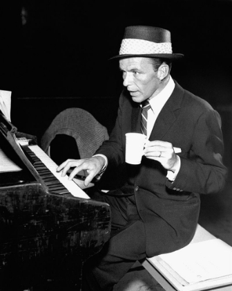 Picture of FRANK SINATRA AT THE PIANO, 1954