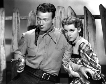 Picture of JOHN WAYNE, MARSHA HUNT, BORN TO THE WEST