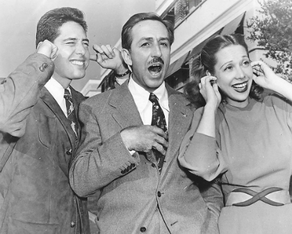Picture of ANDY RUSSELL, WALT DISNEY, DINAH SHORE, MAKE MINE MUSIC, 1947
