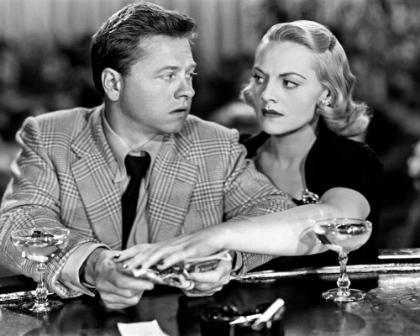 Picture of MICKEY ROONEY, JEANNE CAGNEY, QUICKSAND, 1950