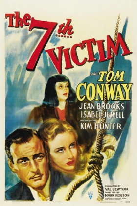 Picture of THE SEVENTH VICTIM ONE-SHEET-RKO-1943