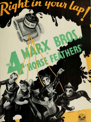 Picture of THE 4 MARX BROTHERS-HORSE FEATHERS