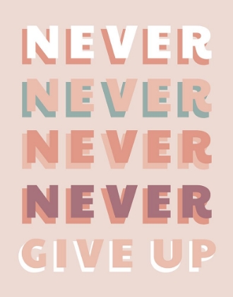 Picture of NEVER GIVE UP