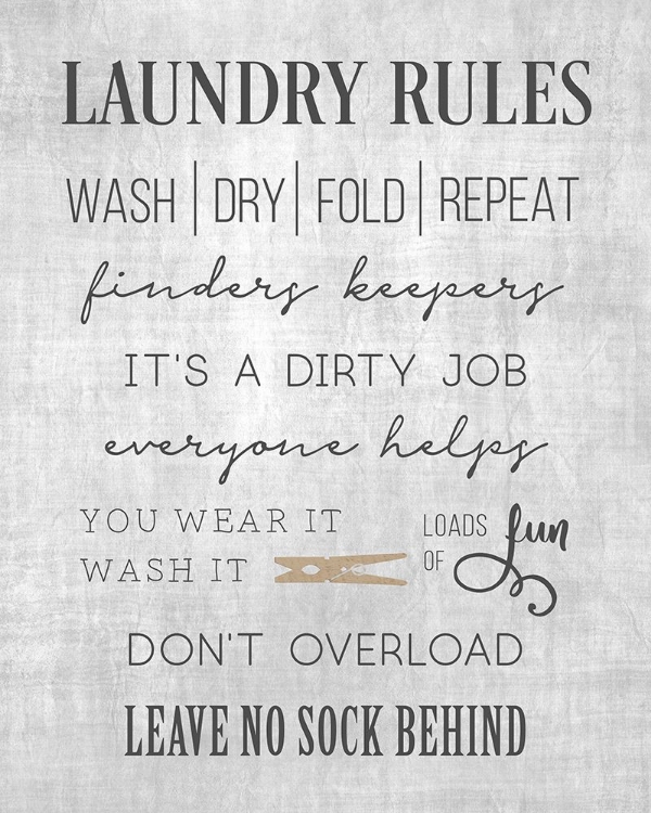 Picture of NEUTRAL LAUNDRY RULES