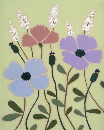 Picture of WOODBLOCK FLORAL III