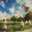Picture of CHILDREN PLAYING WITH KITES I