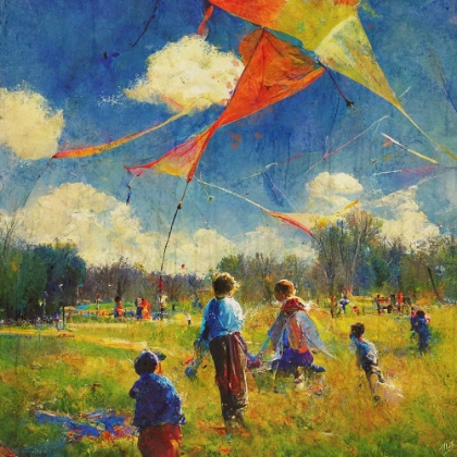Picture of COLORFUL KITES I