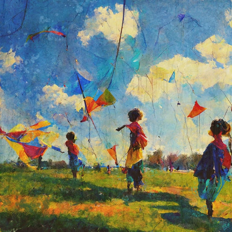 Picture of COLORFUL KITES II