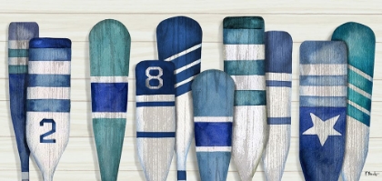 Picture of PORT OARS HORIZONTAL - BLUE