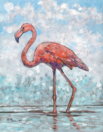 Picture of IMPRESSIONS OF FLAMINGOS I