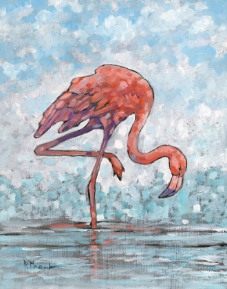 Picture of IMPRESSIONS OF FLAMINGOS II