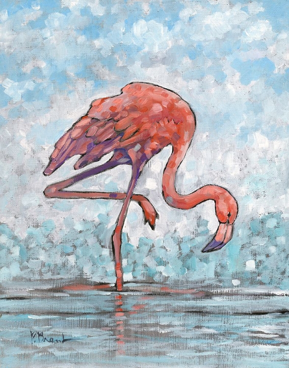 Picture of IMPRESSIONS OF FLAMINGOS II