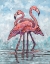 Picture of IMPRESSIONS OF FLAMINGOS III