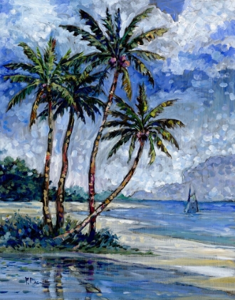 Picture of IMPRESSIONS OF PALMS I
